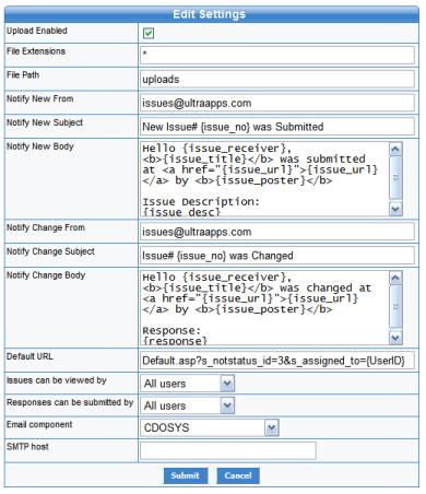 how to edit settings - supporthost Images High... Application configuration is available through SystemConfiguration page ...